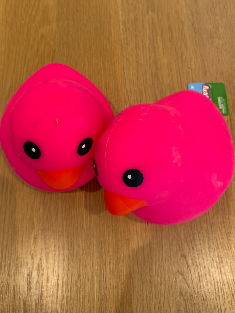 NWT VIRAL Sunny Days jumbo squeezy duck PINK- 2 available